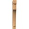 Ekena Millwork Westlake Block Rough Sawn Bracket, Western Red Cedar, 4"W x 22"D x 34"H BKT04X22X34WTL05RWR - alternate 2